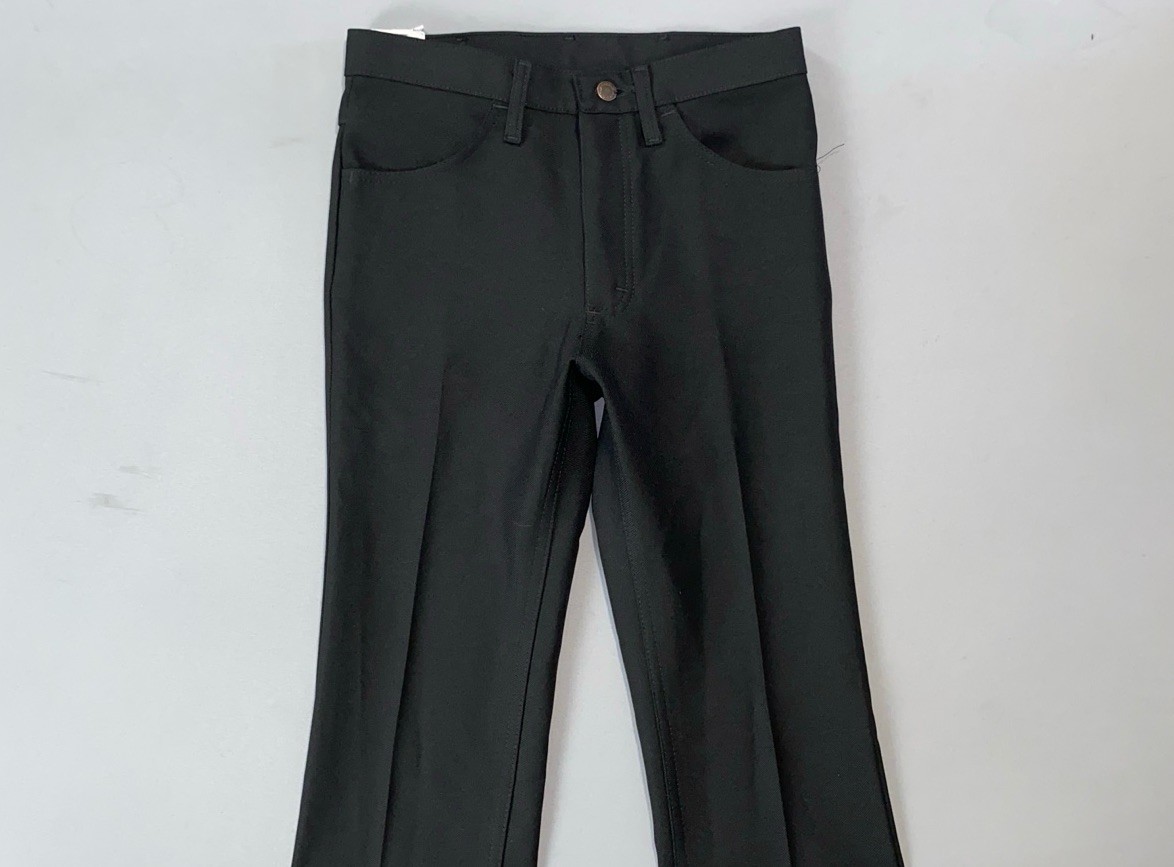 Wrangler Vintage Rancher Boot Jeans Easy Care Polyester Pants. Black, 28X32. NWT