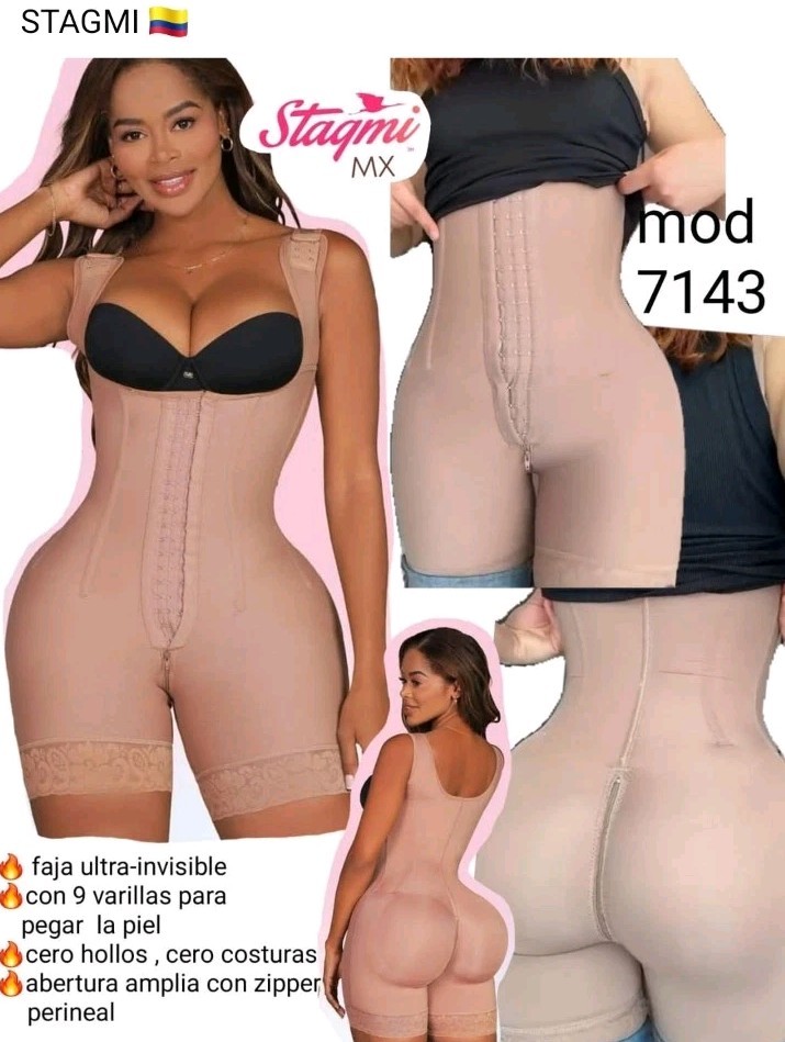 Ultra-Invisible Girdle Fajas Stagmi SMI7143 Voluptuous Instant Lipo Effect $175!