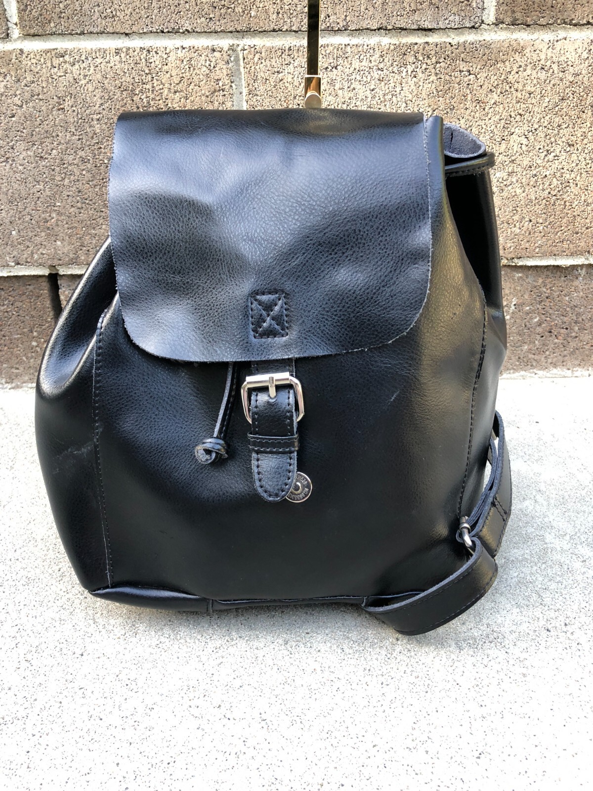 CO-LAB BY CHRISTOPHER KON Leather Backpack Women’s Black Small Bag Purse