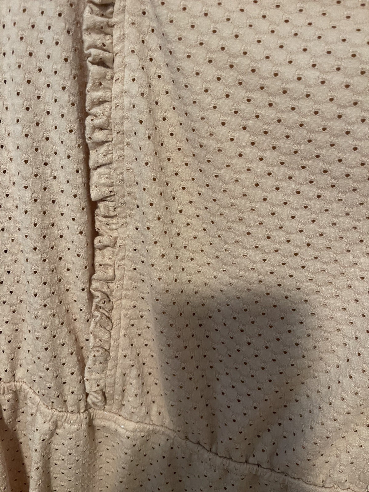 Cato Est 1946 Long Sleeve~Ruffle Front~Lightweight XL Size Blouse~
