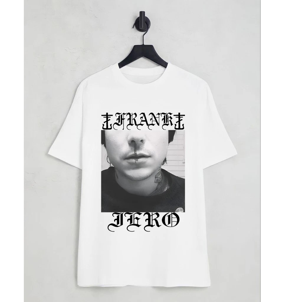 Frank Iero Nose Bleed White T Shirt