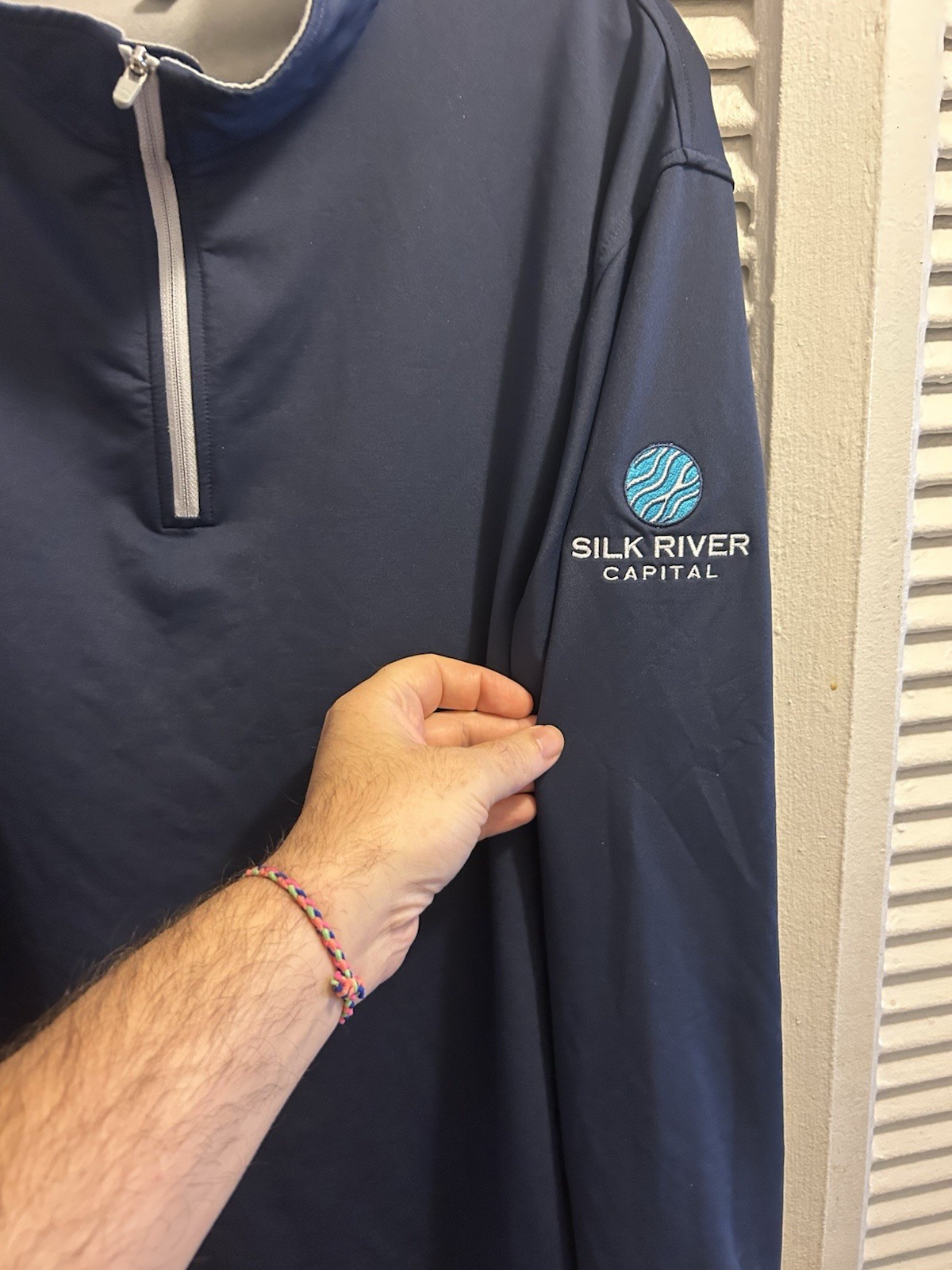 Peter Millar Perth Performance 1/4 Zip Pullover Men’s XL Navy Wicking