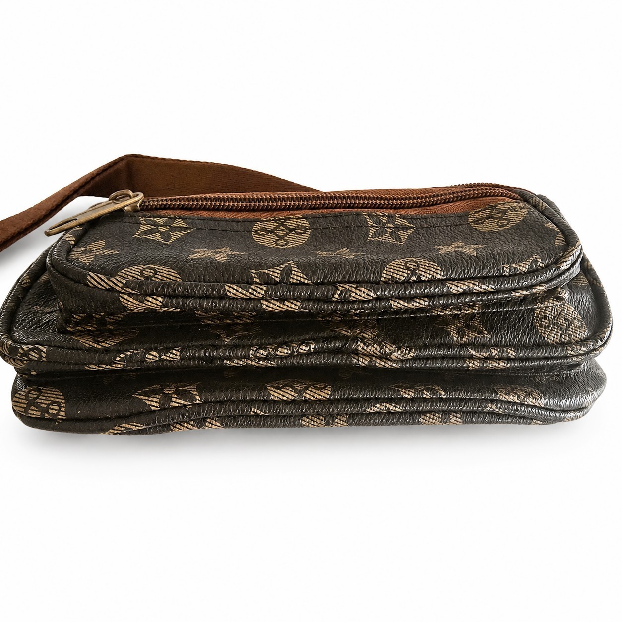 Waist Bag Women Waterproof with Adjustable Strap, Brown