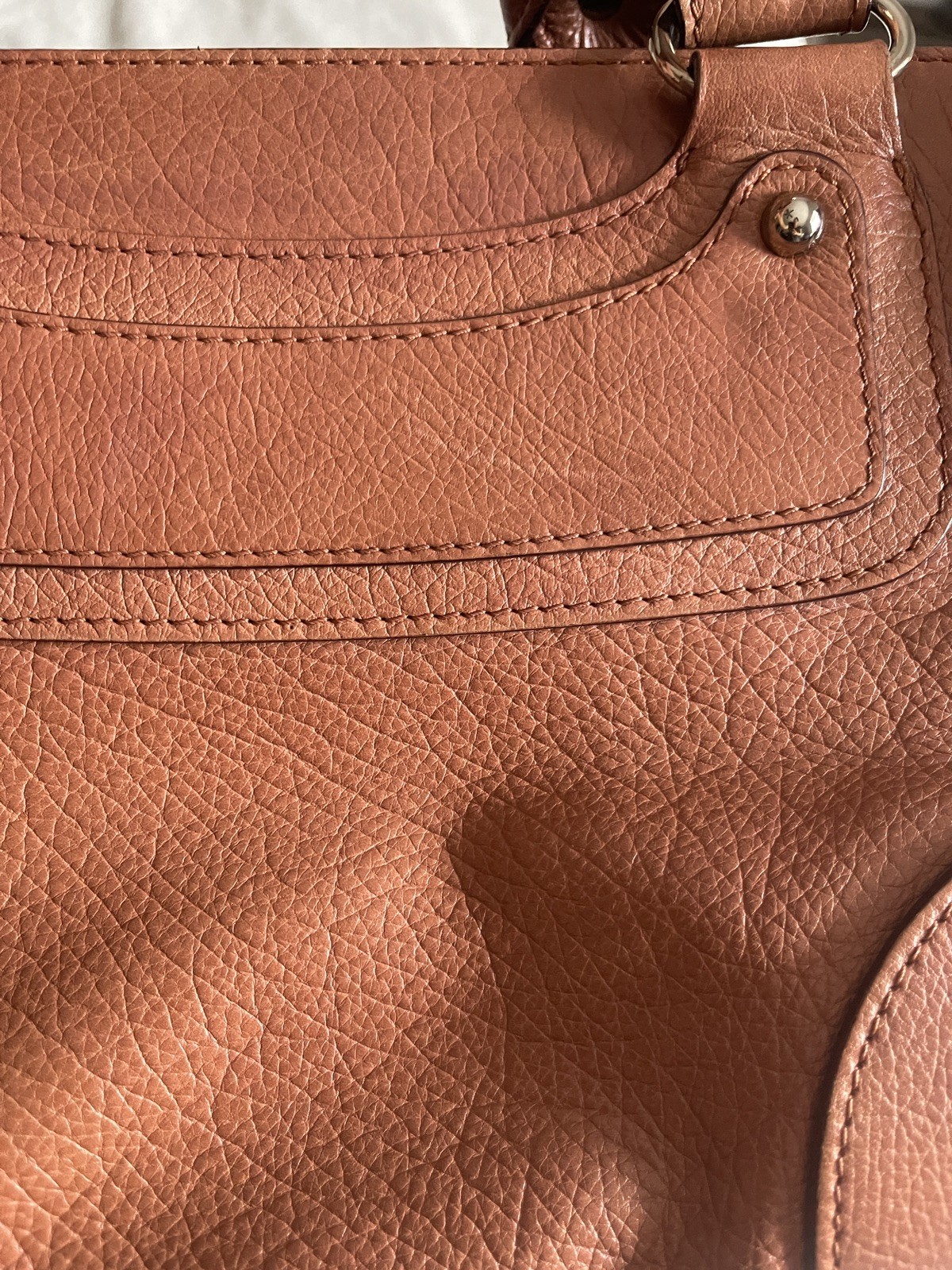 CELINE Boogie Bag Brown Leather Handbag