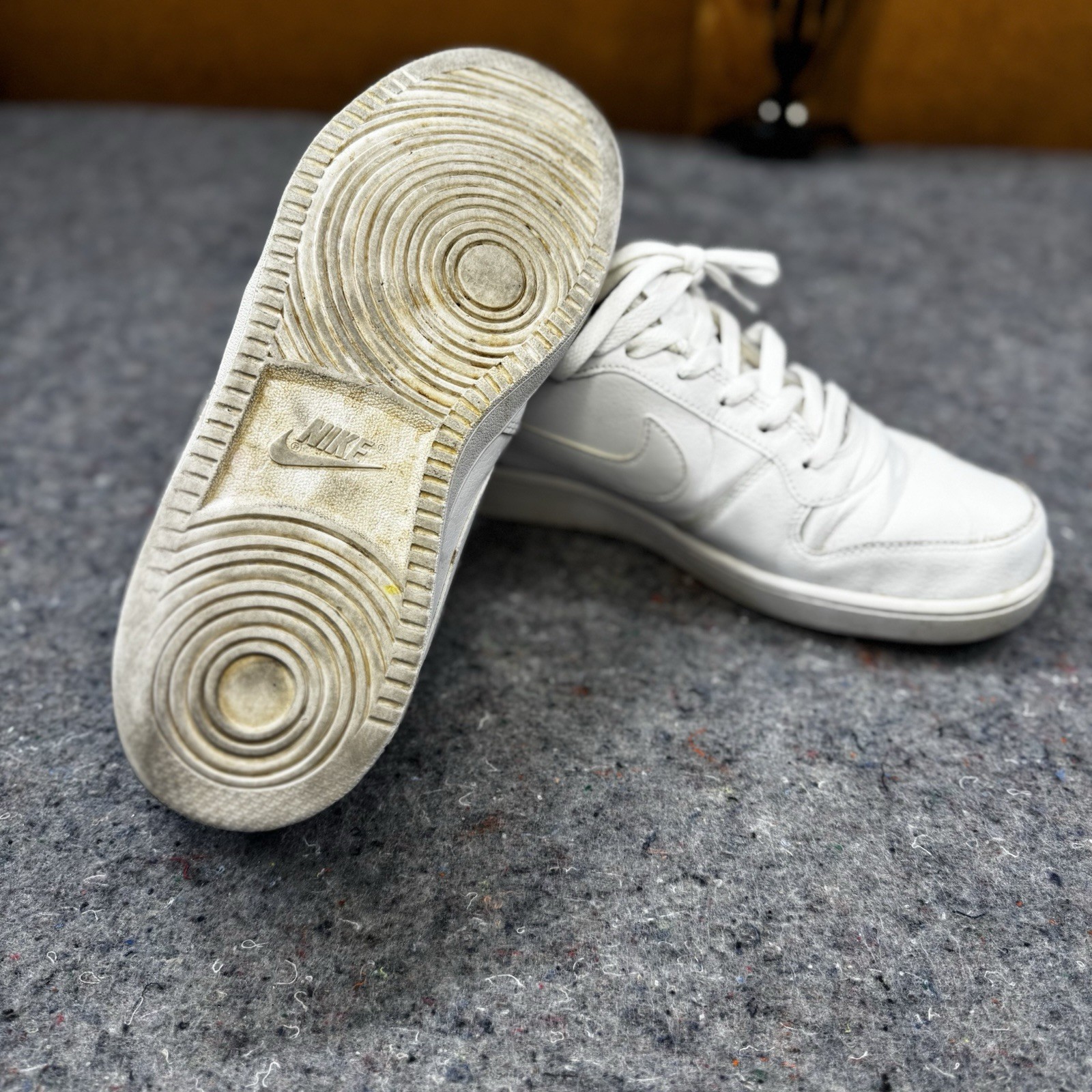 Size 10.5 – Nike Court Vision Next Nature Low Triple White