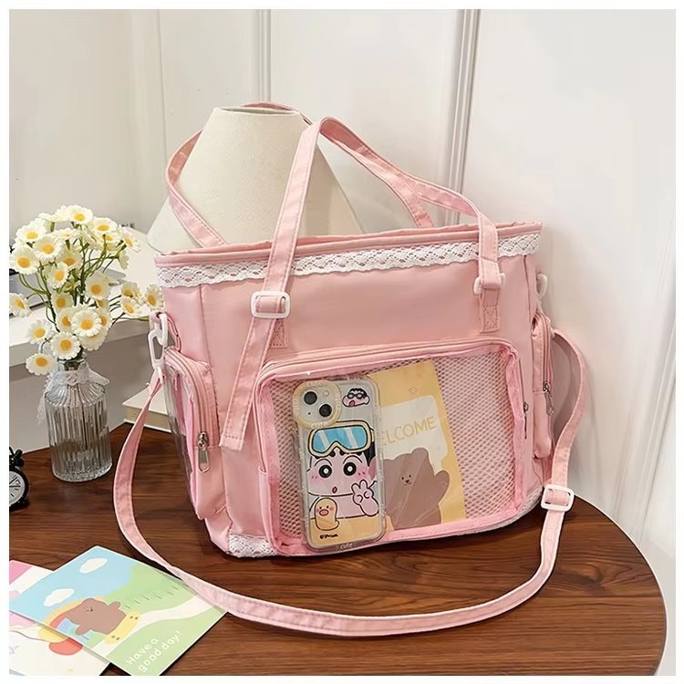 Large Anime Itabag Tote Bag 33cm/13in x 22cm/8.7in x 12cm/4.7in Nylon Lining