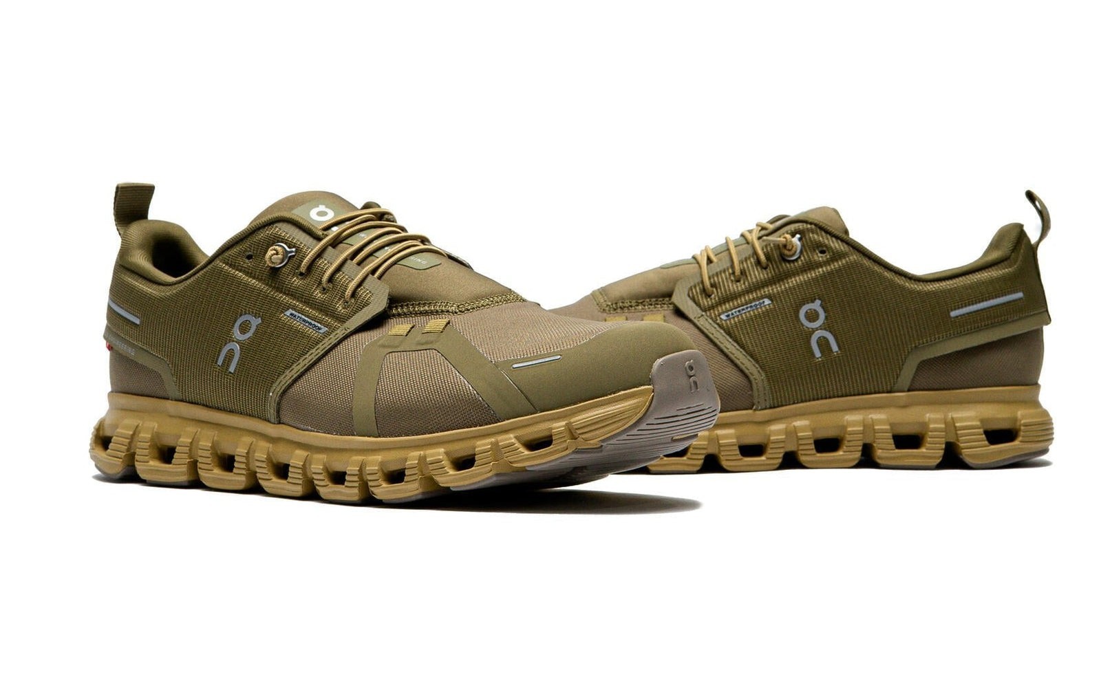 On Running Cloud 6 Waterproof Olive Safari 3MF10062231 Men’s Size New