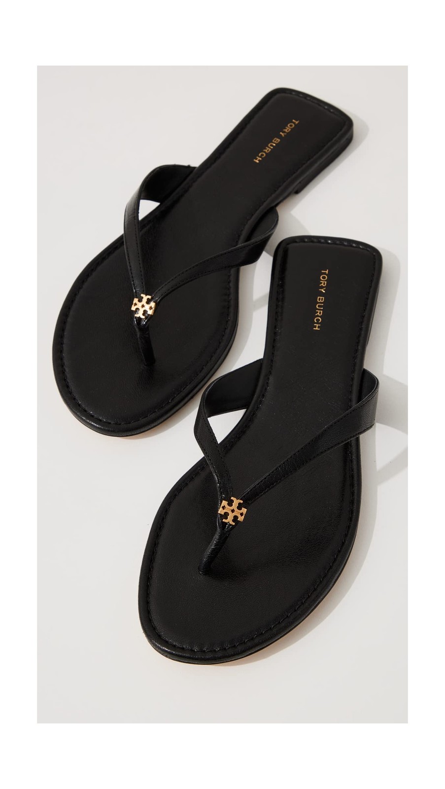 Tory Burch Women’s Classic Flip Flops Size 12 M US Perfect Black