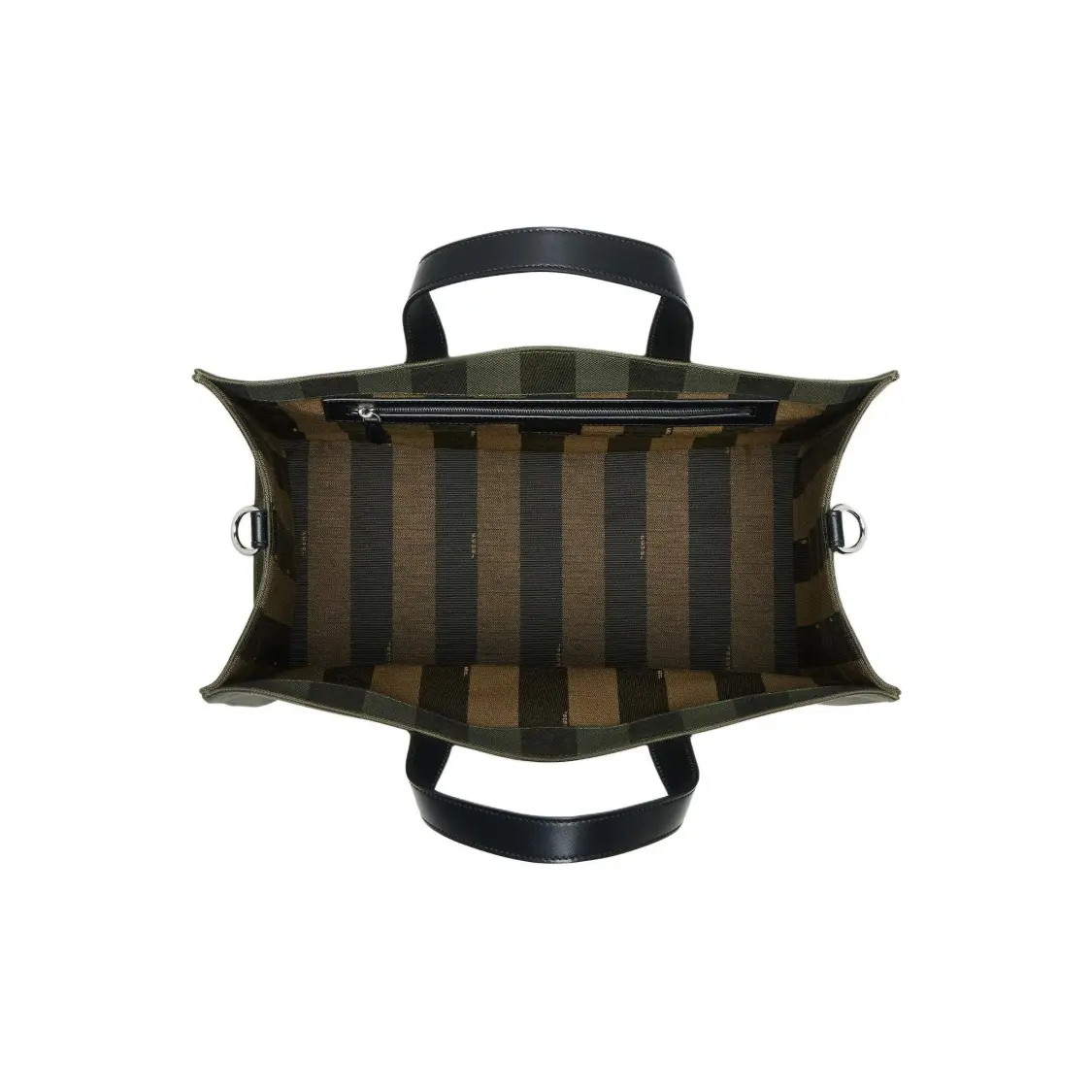 FENDI Pequin Pattern Tote Bag Shoulder Crossbody Tote Bag Men’s 16.1×7.4×13.7 in