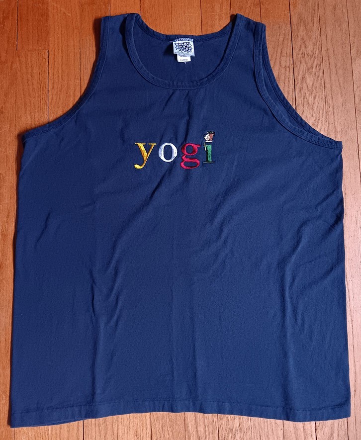 VTG 90’s YOGI BEAR TANK TOP Mens XL USA Single Stitch Muscle SHIRT HANNA BARBERA