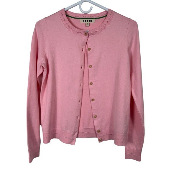 Boden Catriona Cardigan in Orchid Pink, Size XS