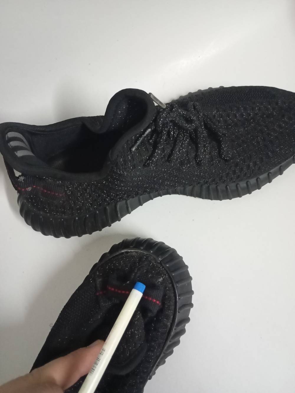 adidas Yeezy Boost 350 V2 Black Reflective FU9007 Men’s US 7 Used