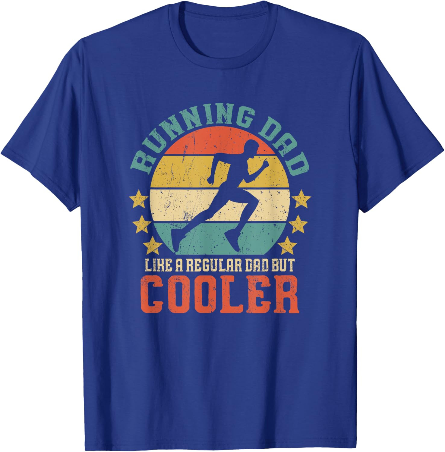 Running Dad Vintage Funny Marathon Runner Father’s Day Gift T-Shirt