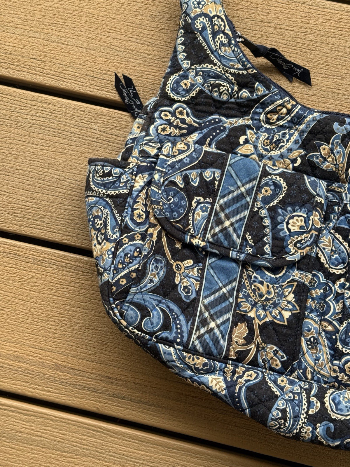 Vera Bradley Cargo Sling Windsor Blue Retired Vintage EUC