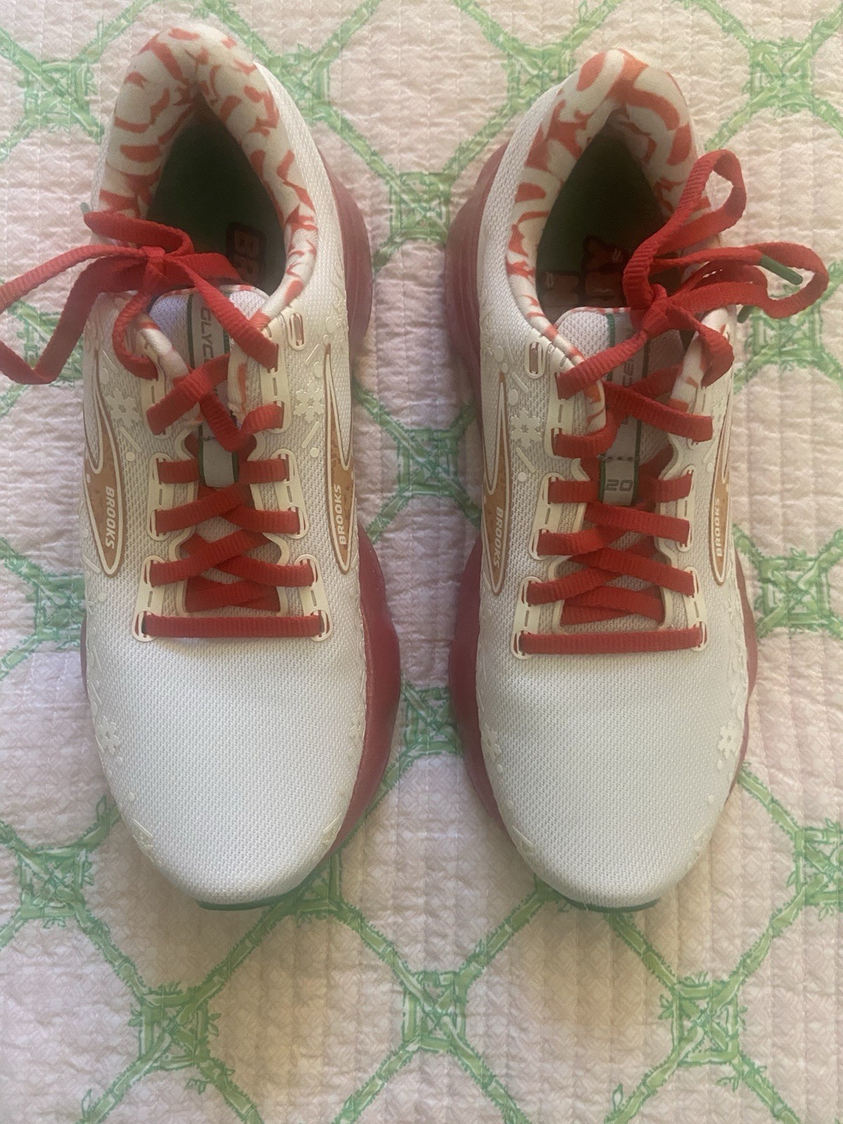 Brooks Glycerin 20 Merry Run Christmas Unisex Size 8 Running Shoes! NWOB!