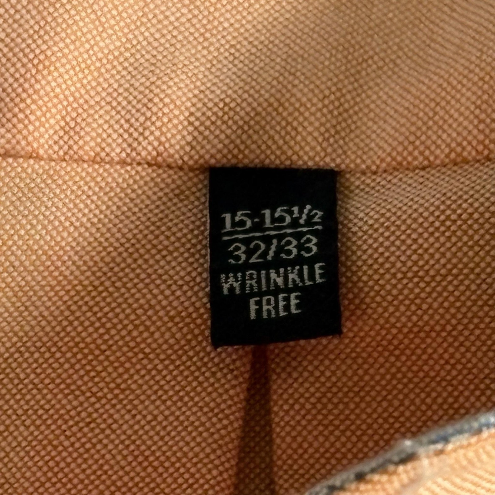 Chaps Shirt Mens Medium Orange Oxford Classic Fit Button Down Wrinkle Free