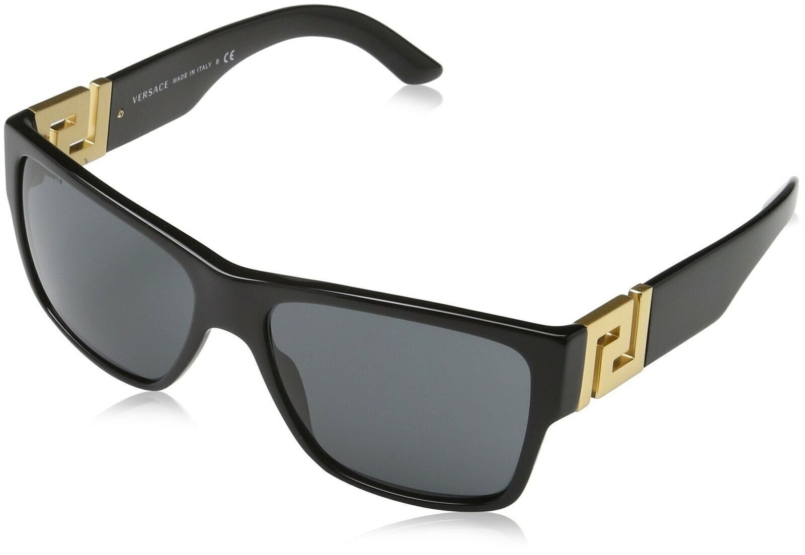 Versace Men’s VE4296 Sunglasses Black/Gray 59mm