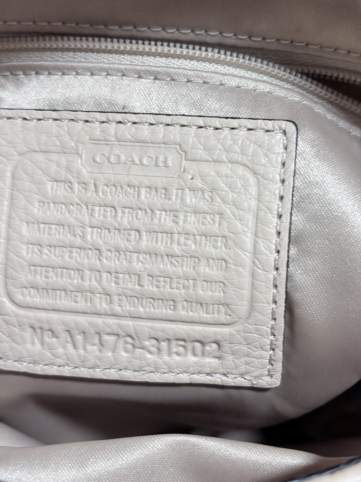 COACH Madison Python Phoebe EUC Bag