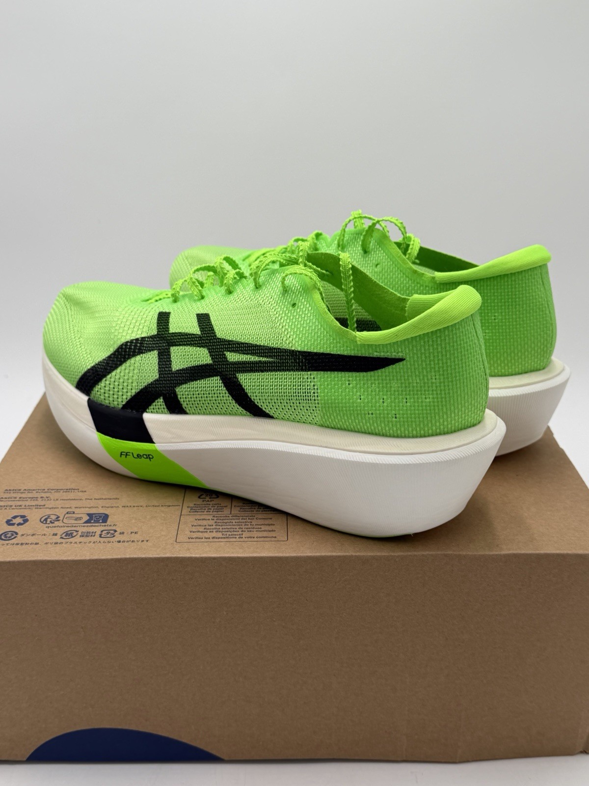 ASICS MetaSpeed Sky Tokyo Men’s Running Shoes Green Gecko Size 12 NWB No Lid