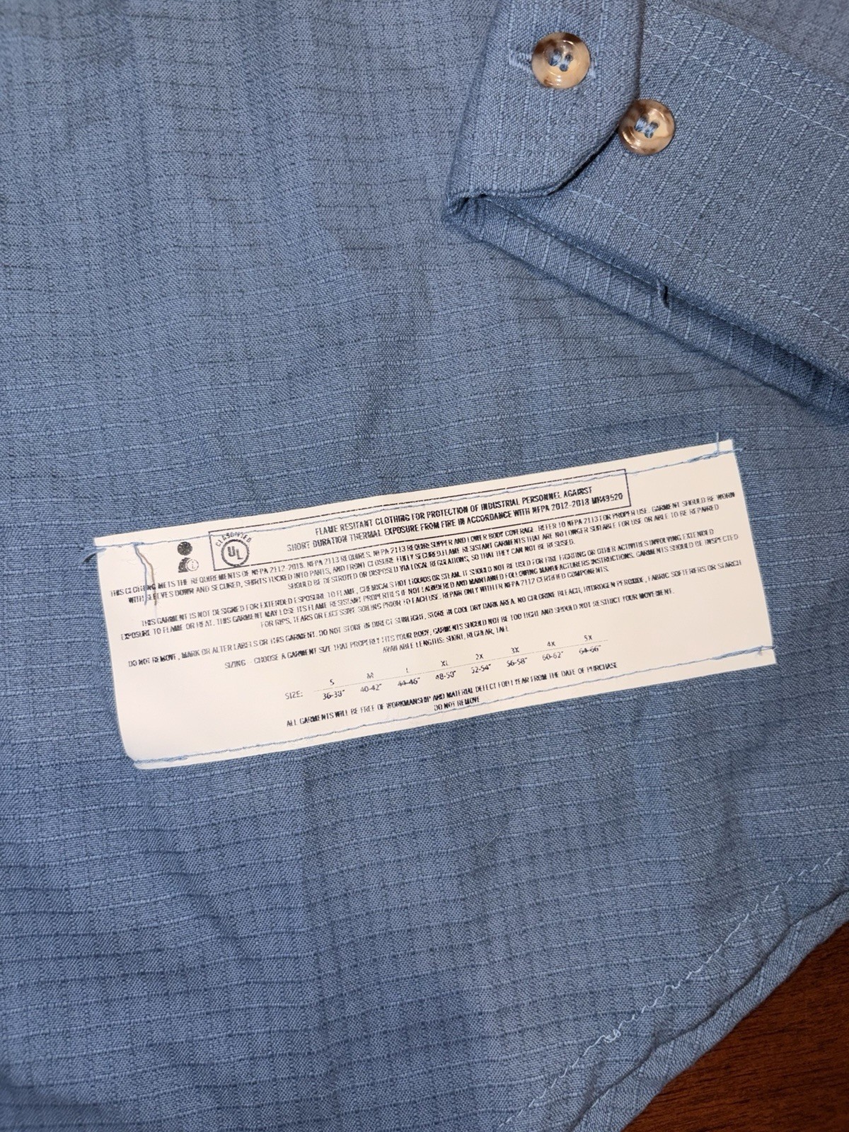 MCR Safety Summit Breeze FR Flame Resistant Vented Work Shirt Cat 2 Men’s Large