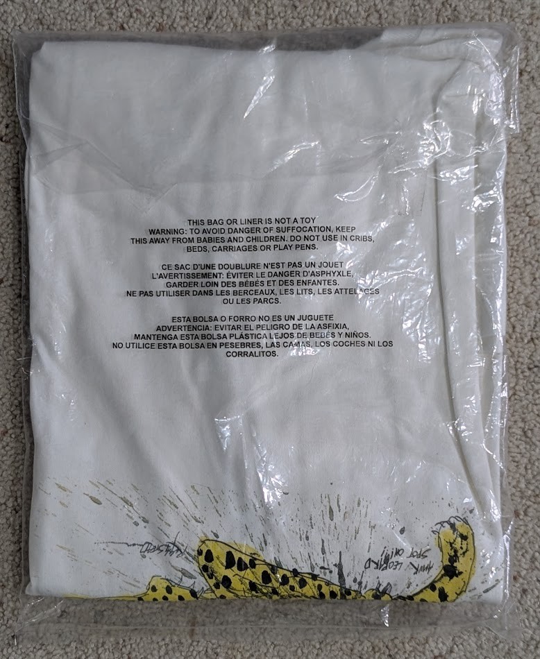 Rare RALPH STEADMAN Vans Vault T SHIRT Size Large Fear And Loathing