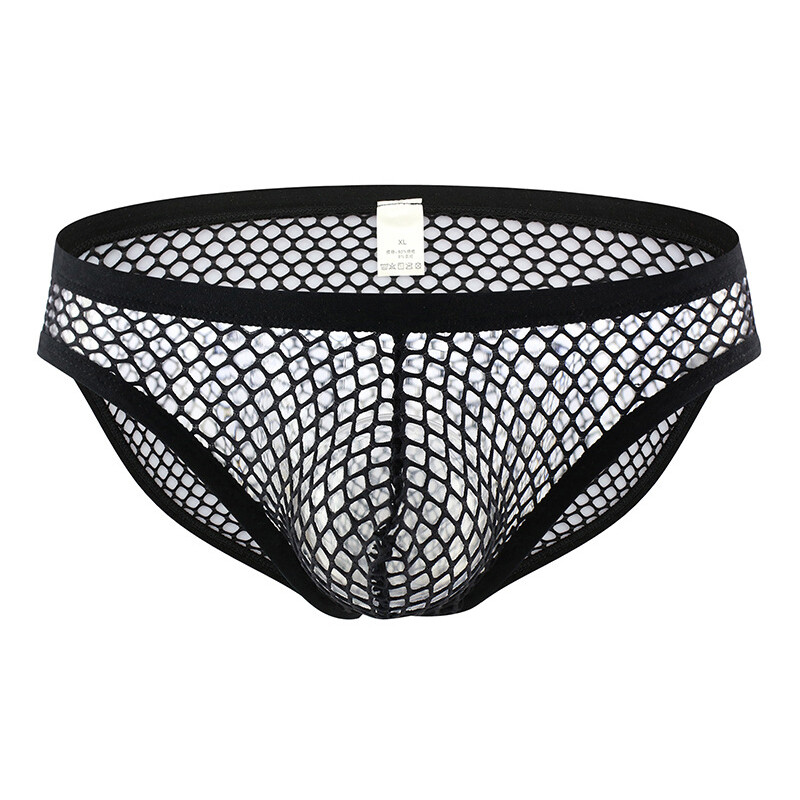 Men Mesh Brief Bikini Sexy See Through Swimwear Underwear Party Trunks Beachwear