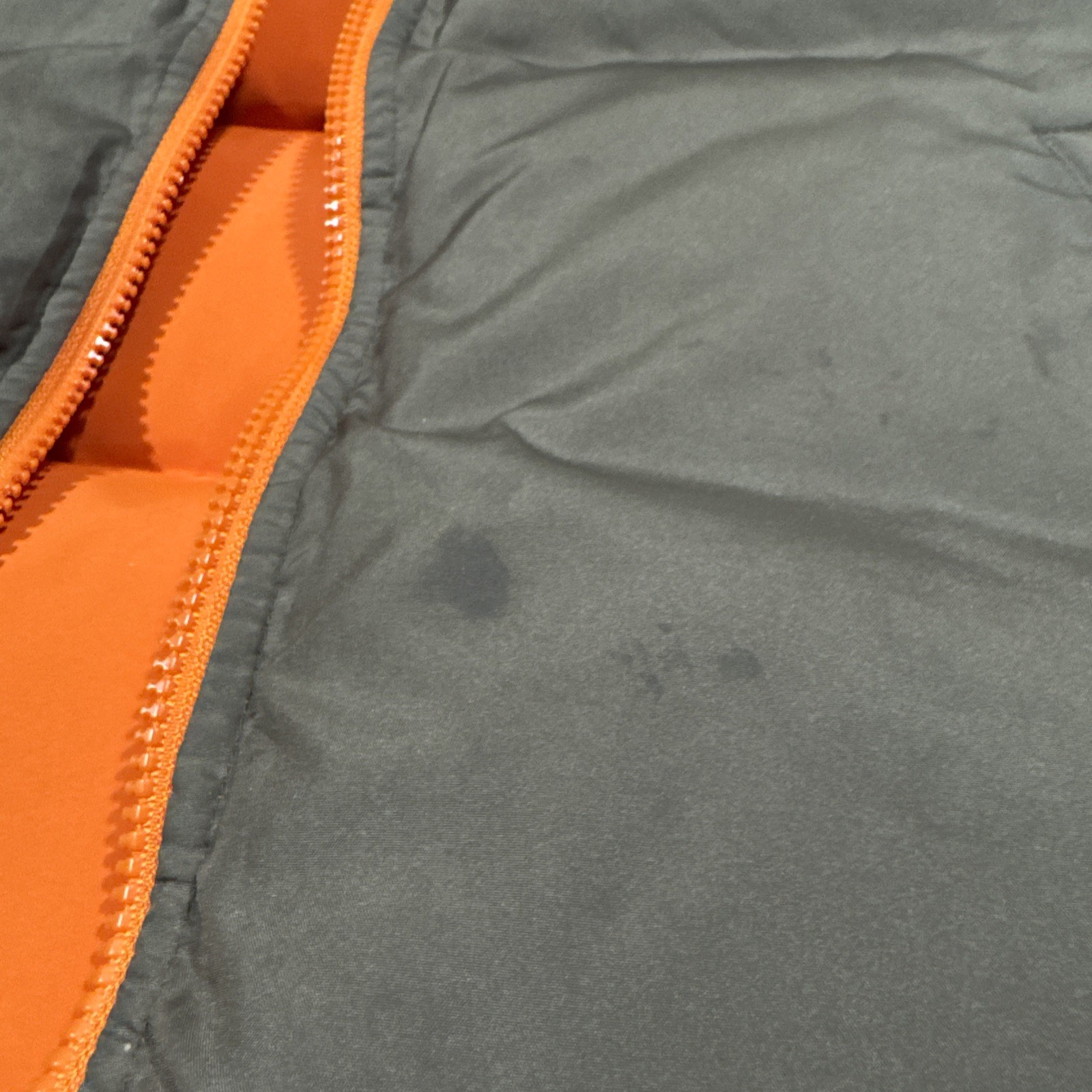 Reversible, Puffer Vest Men’s Size XL Goose Down Full Zip Custom Thick Material
