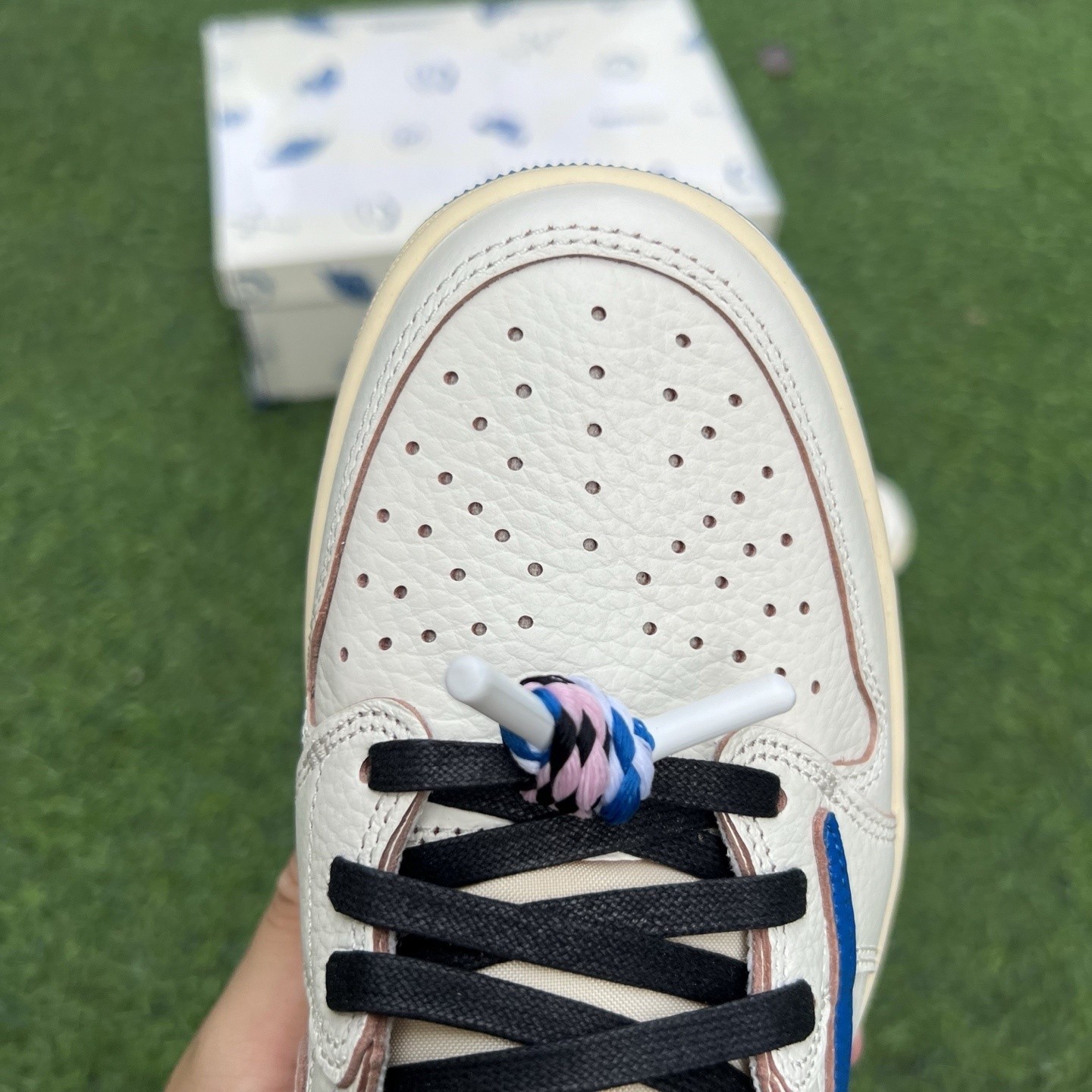 AJ 1 Retro Low OG SP T S Sail Military Blue DM7866-104 Men’s Shoe Sizes 4-14