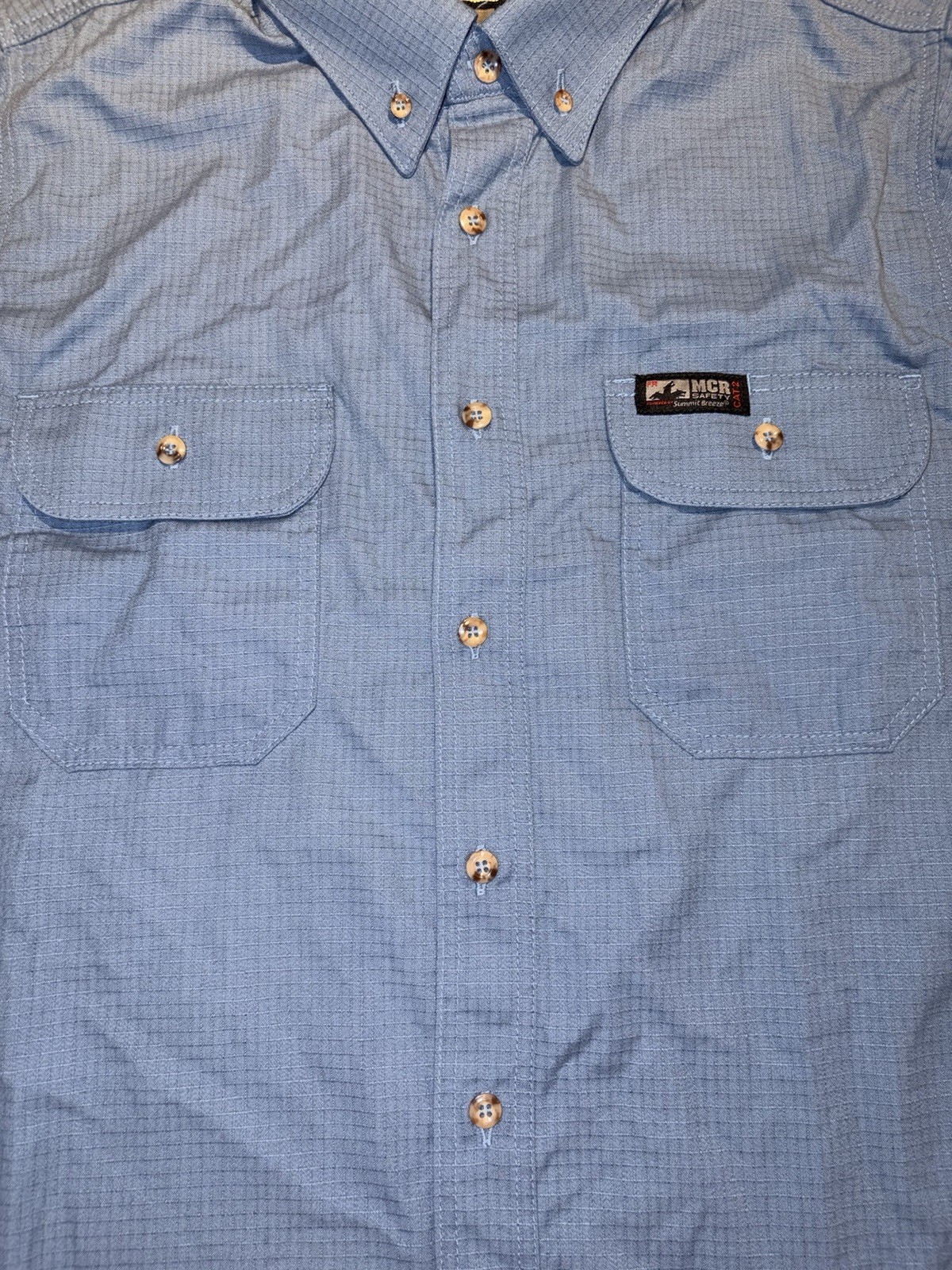 MCR Safety Summit Breeze FR Flame Resistant Vented Work Shirt Cat 2 Men’s Large