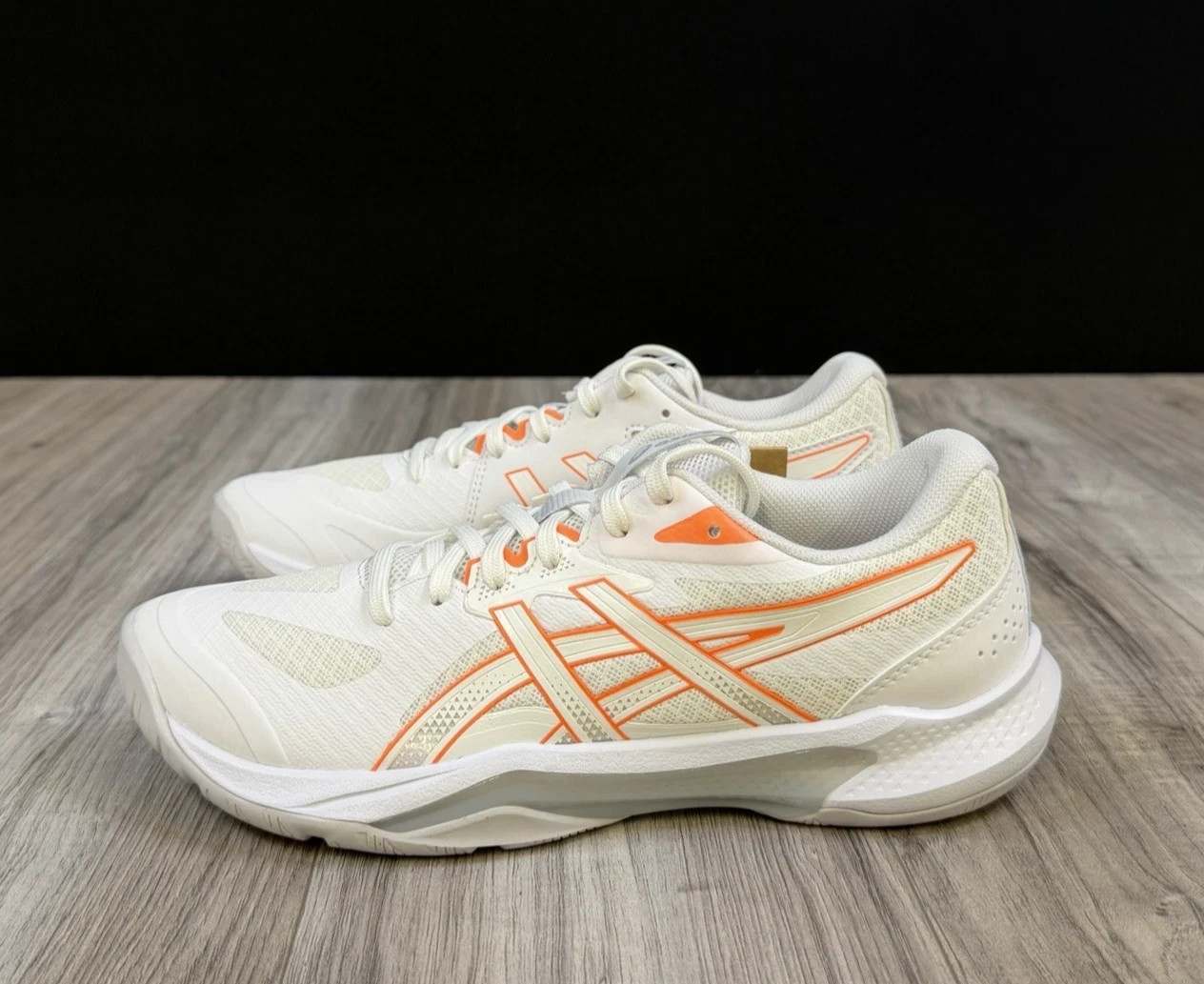 ASICS GEL-Tactic 13 White Vivid Coral Womens Volleyball Shoes Size 8.5