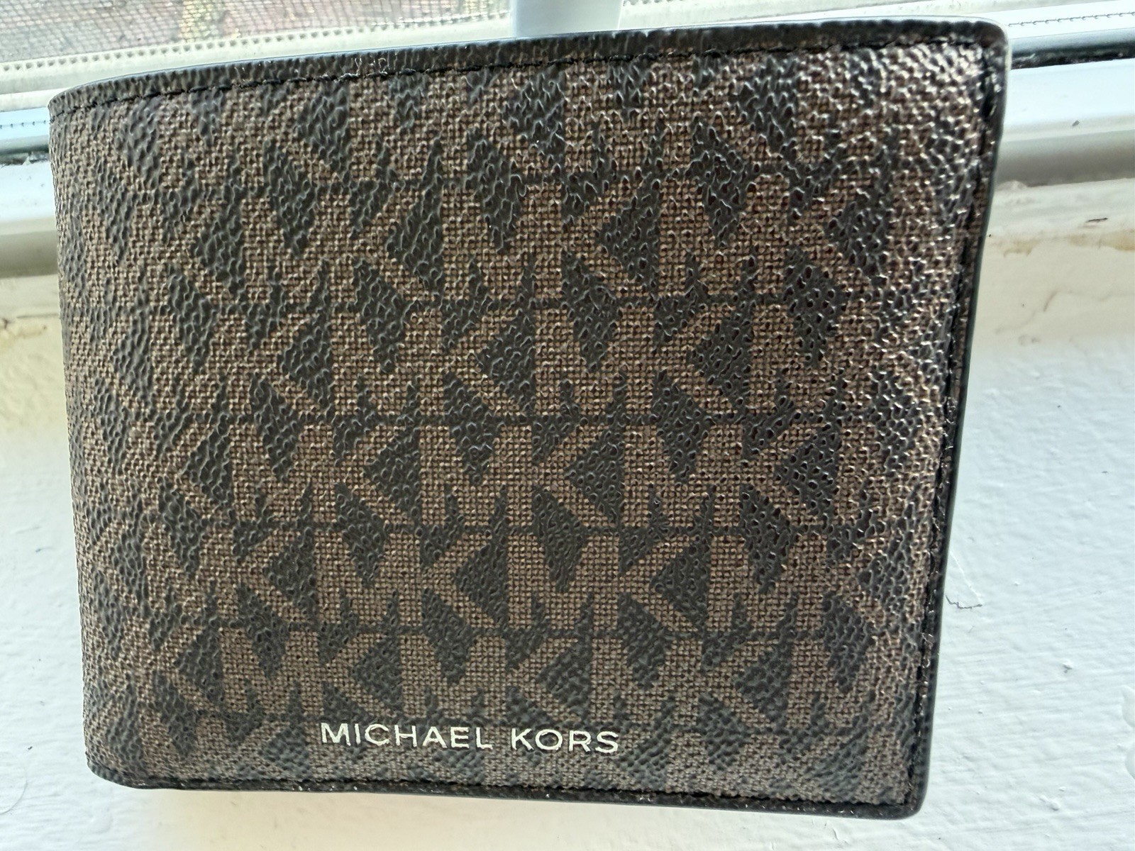 Michael Kors Jet Set Brown Leather Slim Billfold Wallet