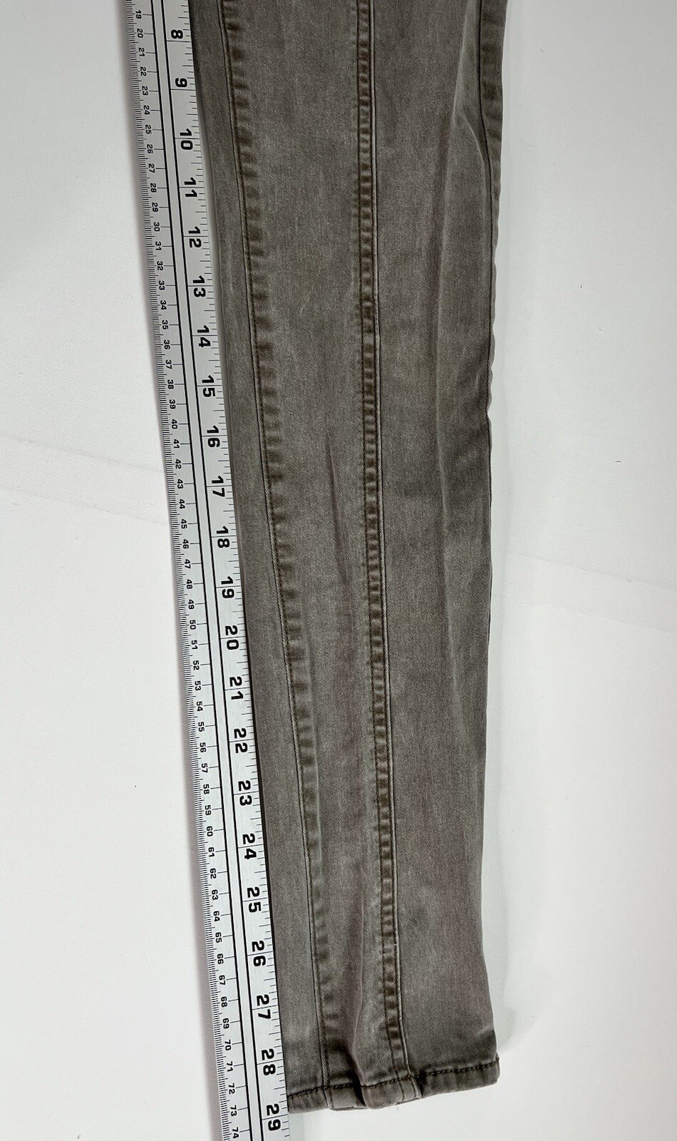American Eagle Women’s Size 2 Hi Rise Jeans Pants Gray Green
