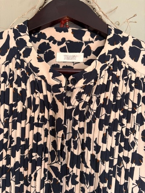 Toast Trailing Leaf Viscose Dress Size 12-14
