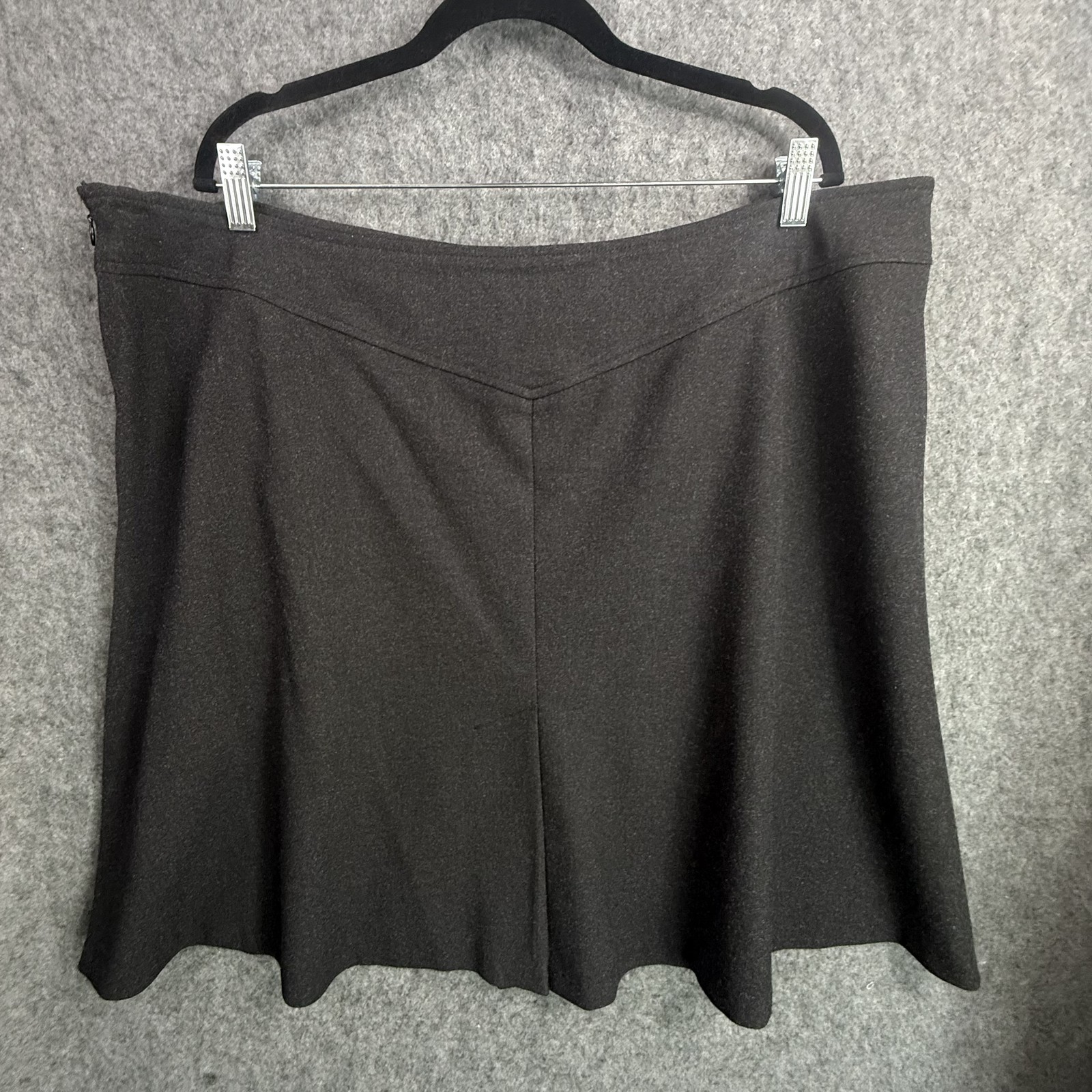 GEORGE Designs by Mark Eisen Women’s Greystone Wool Blend A-Line Skirt Size 22W