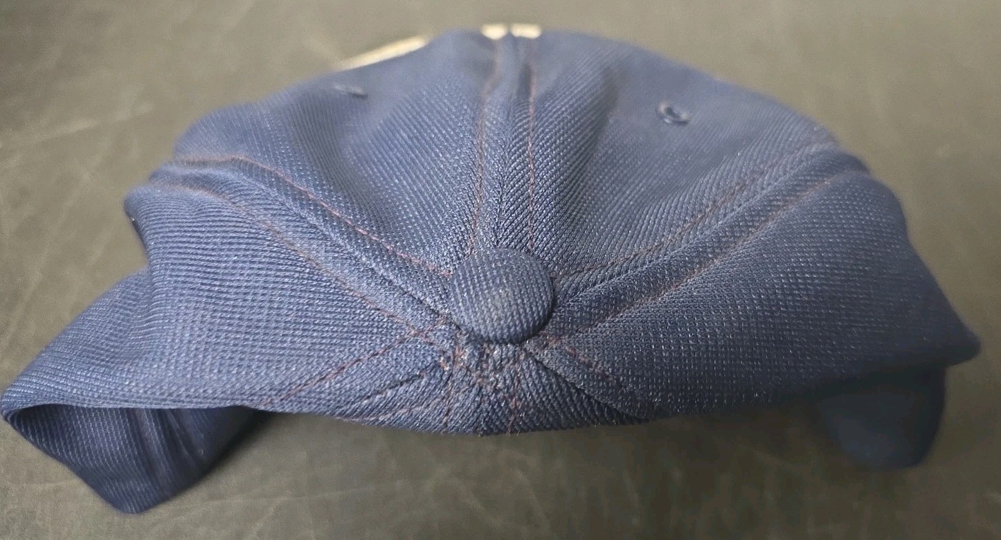 Vtg Goodyear Tires Swingster Hat Navy Blue Trucker Cap Patch
