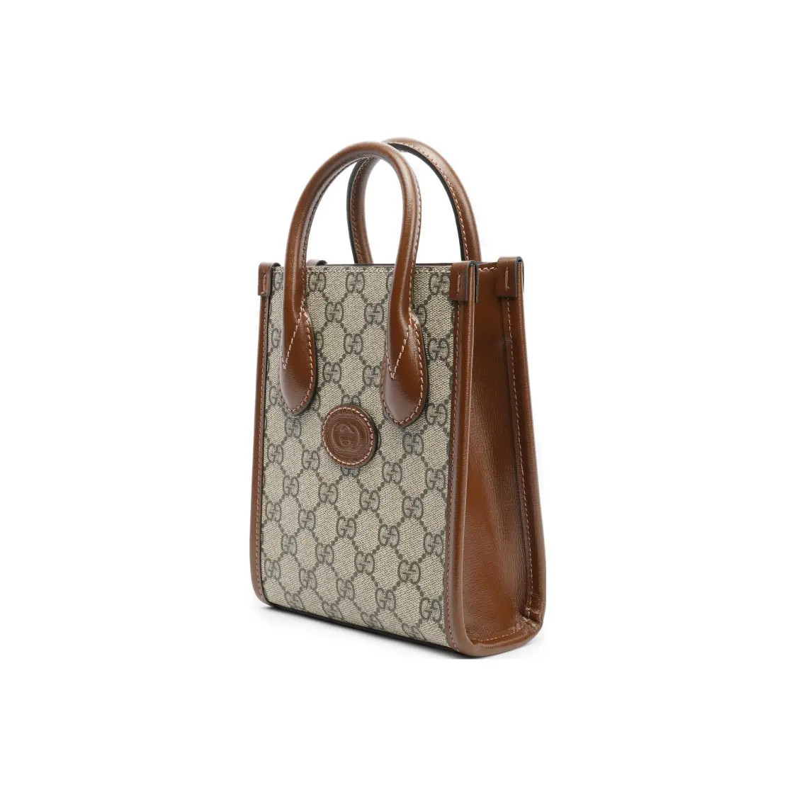 Gucci Classic GG Old Flower Crossbody Bag Mini Unisex Couple’s 6.2×2.7×7.8 in