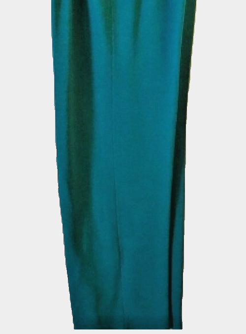 St John Collection Santana Knit Pants Green Pleated Size 8 Straight Leg Pull-On