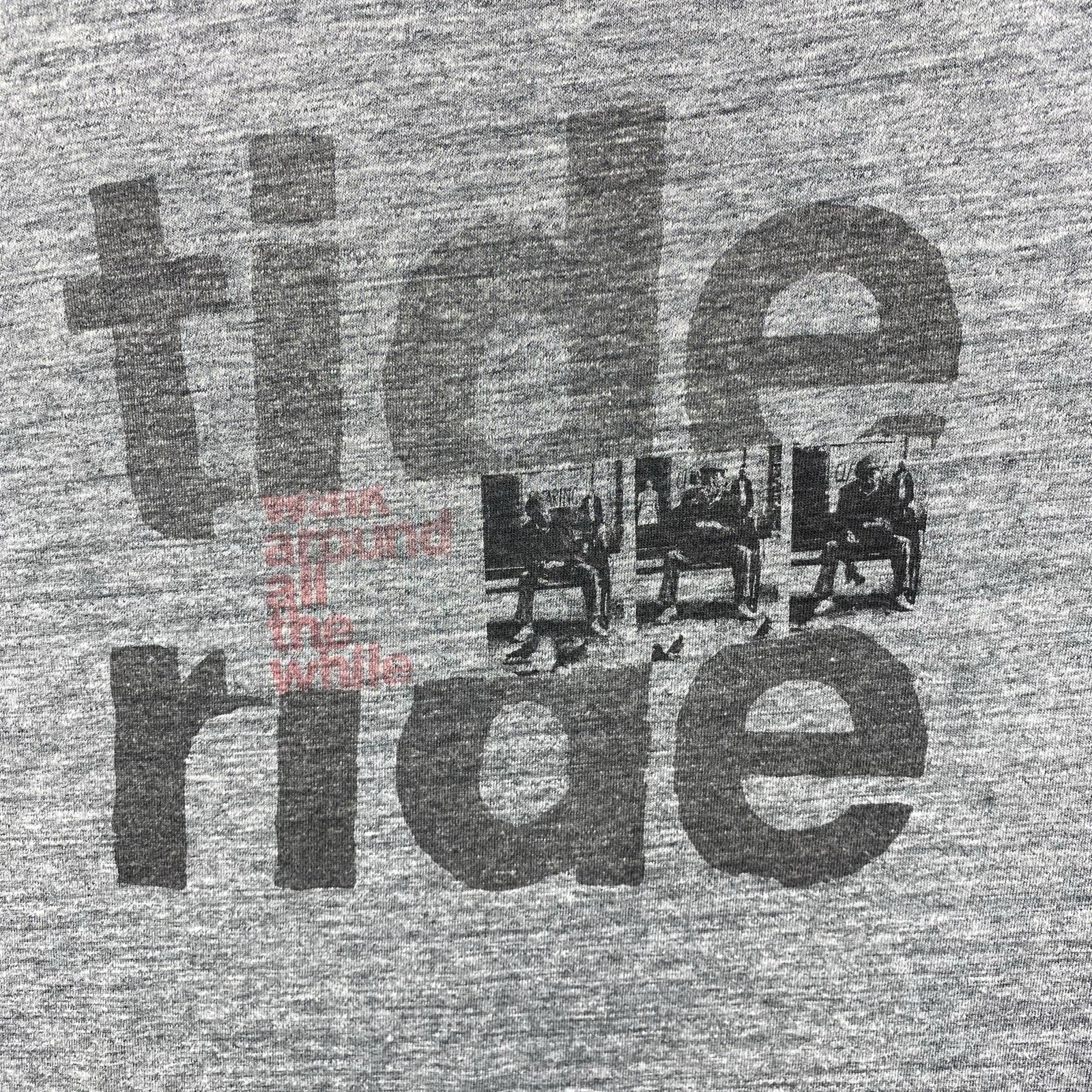 SHIPS JET BLUE Peace Sauce Walk Around All The While Tide Ride Tee Shirt Medium