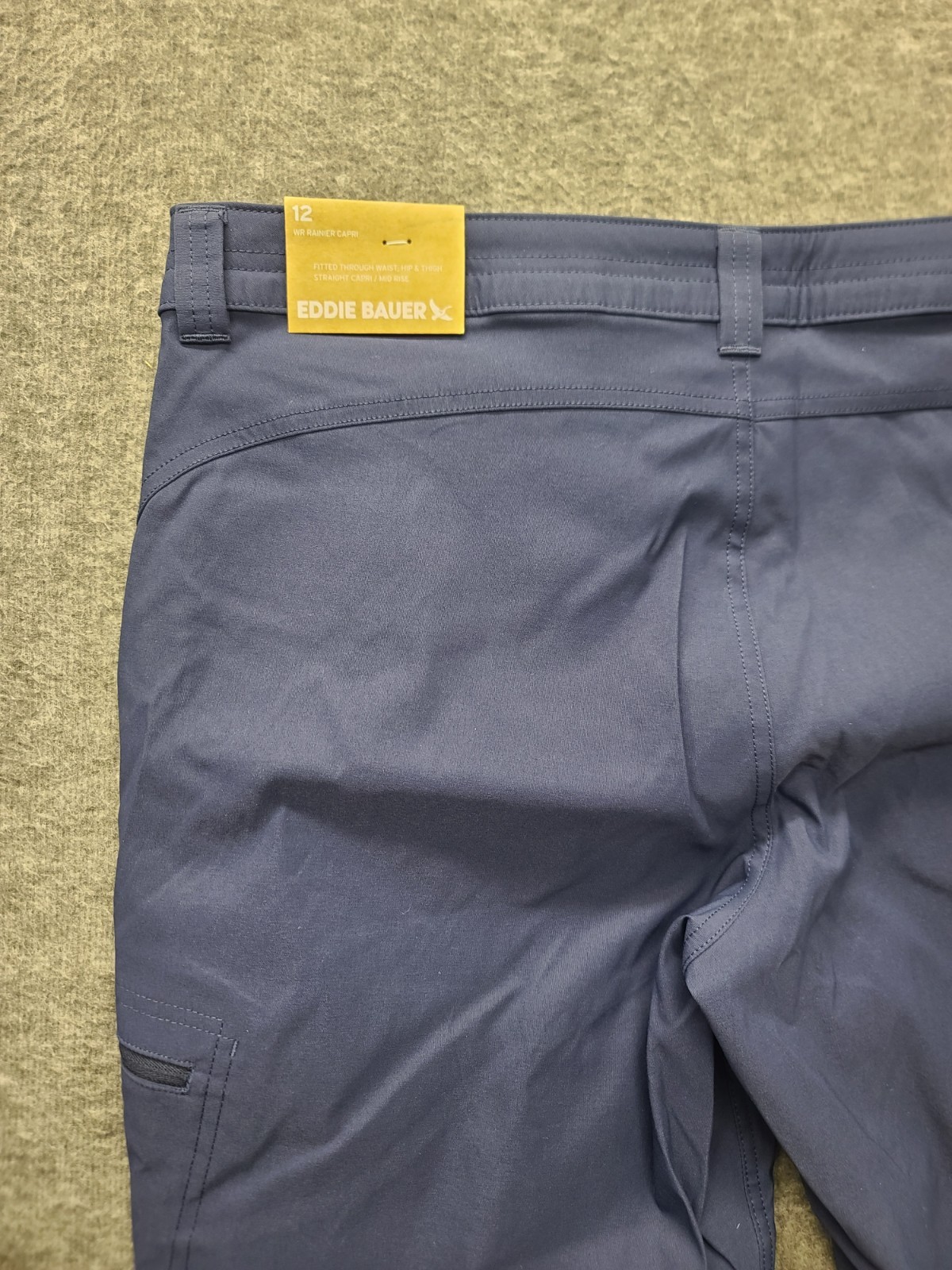 Eddie Bauer Capri Pants Womens 12×22 Rainier Regular Fit Hiking Gorpcore