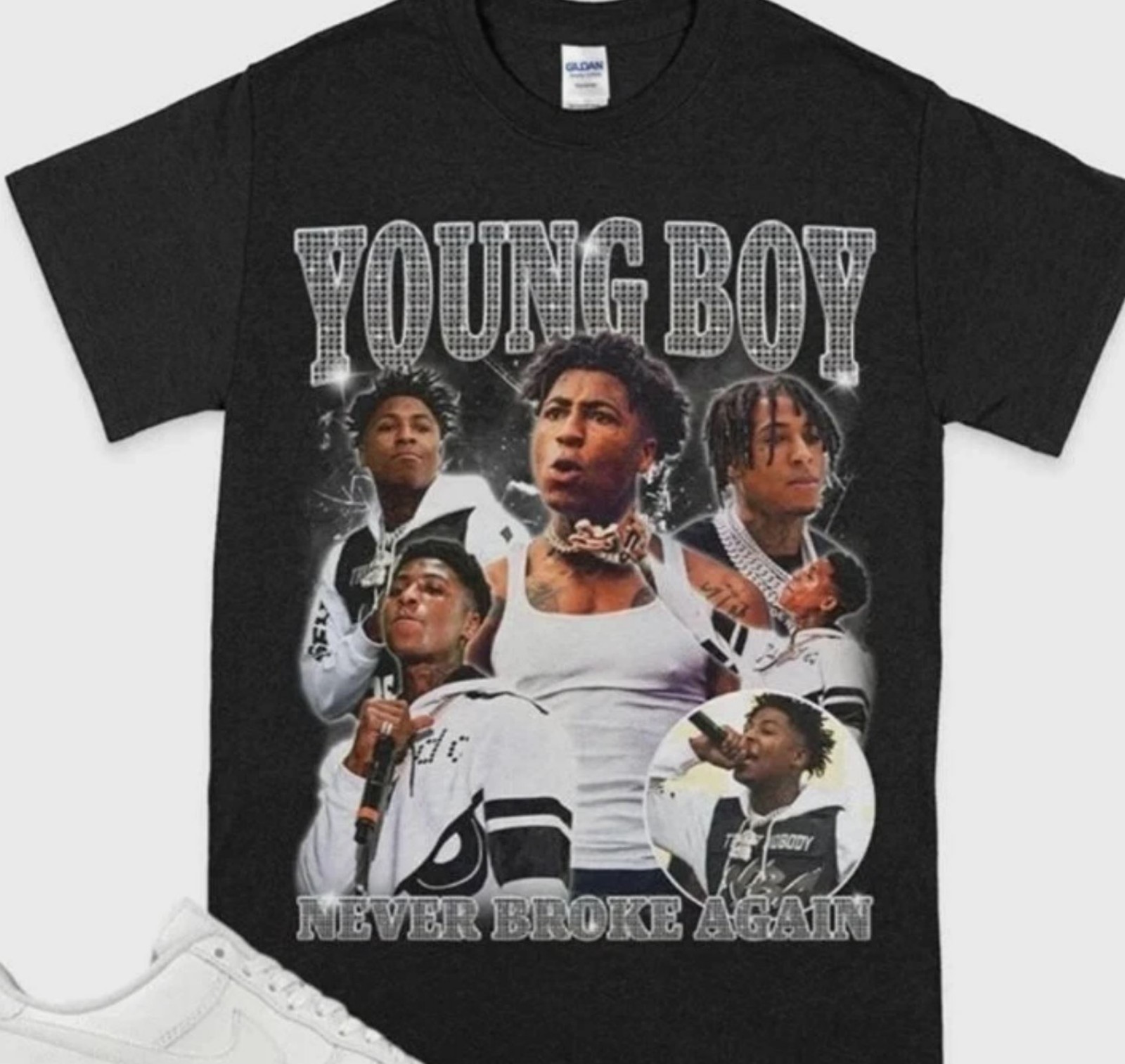 Classic YoungBoy Never Broke Again NBA Unisex Unisex S-5XL Shirt