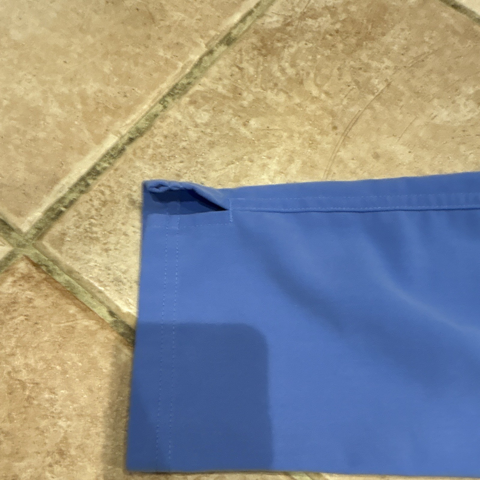 FIGS Unisex Blue Solid Medical Scrub Pants with Drawstring Waistband Bottoms