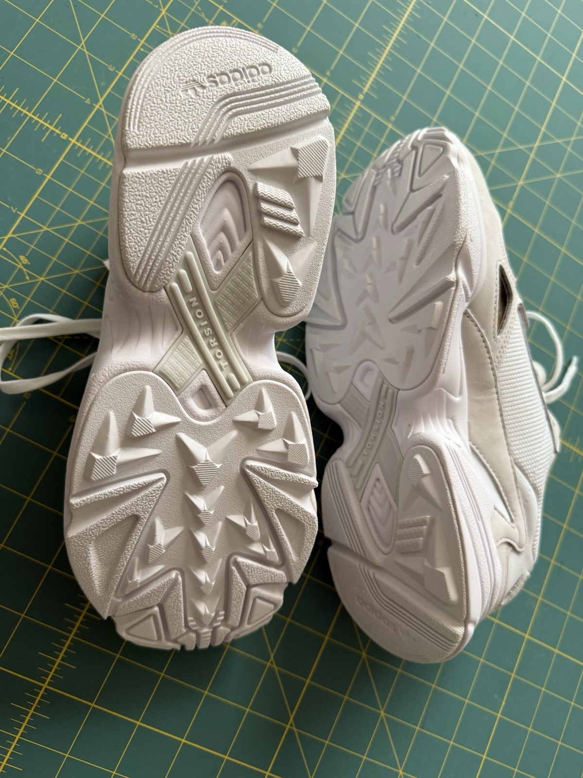 Adidas Women’s Falcon US 7 EU 38-2/3 White And Wheat Color