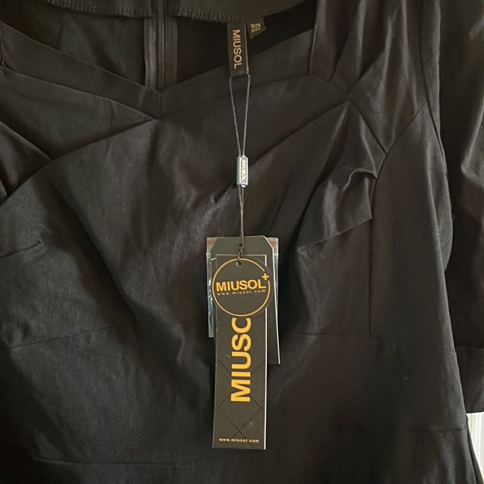 Muisol Black Dress in Size 2XL
