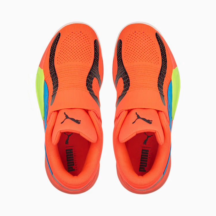 Puma US 16 Men’s Orange Black Blue Yellow Rise Nitro Basketball 377012 04 New