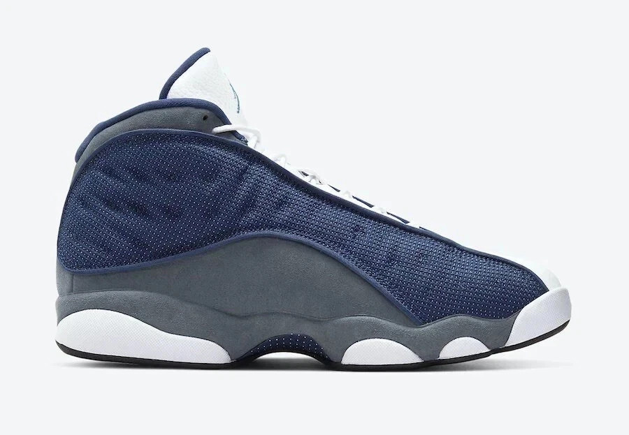Men – Jordan 13 “Flint” Retro Navy White Gray 414571-404 Size US 7-12