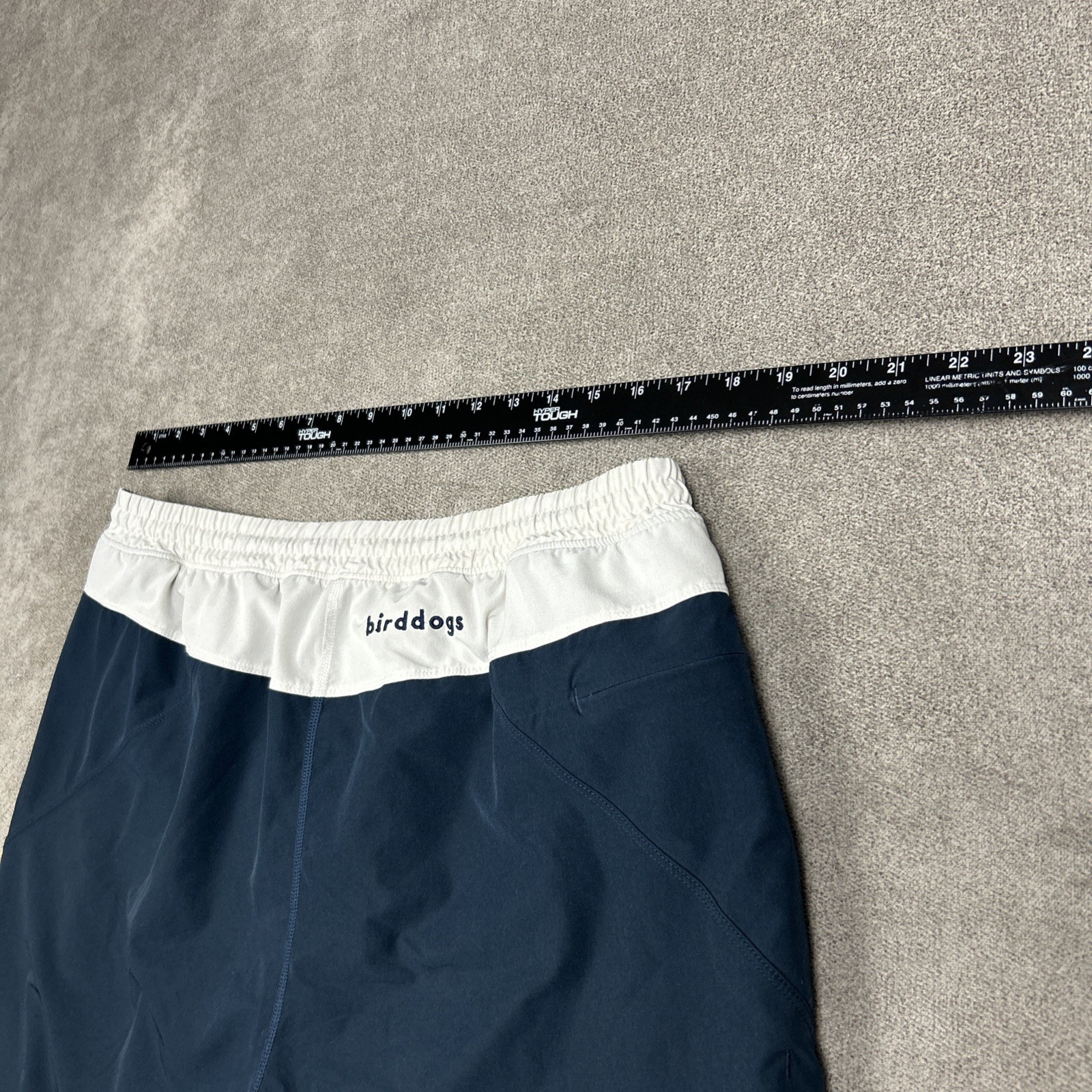 Birddogs Shorts Mens 2XL 9″ Navy Stretch Performance Running Tech Boom Lined