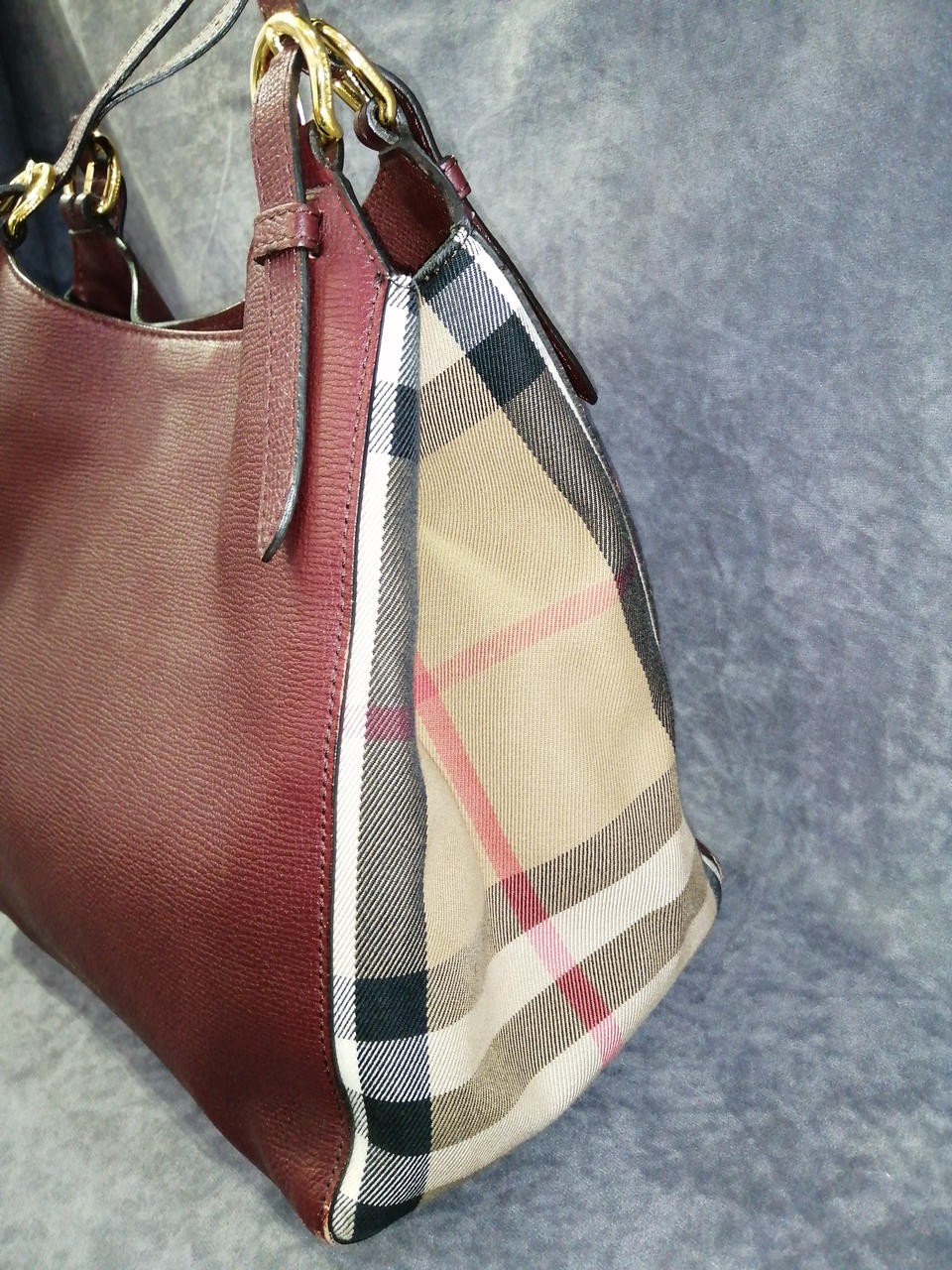 BURBERRY Brown Shoulder Bag 10.6 inch