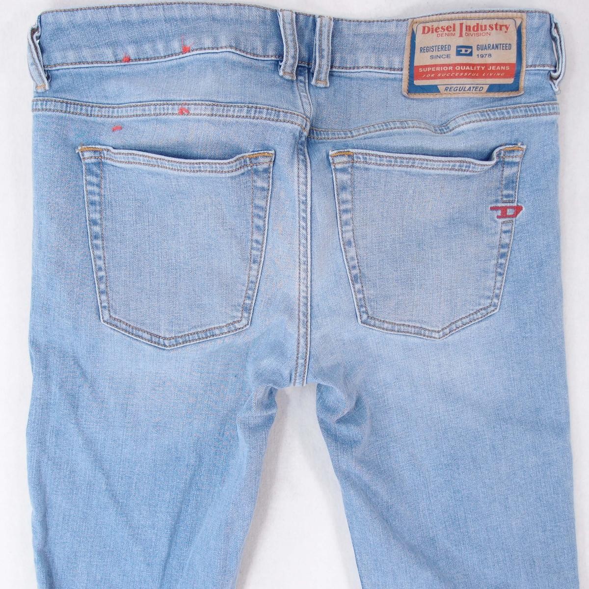 Mens Diesel 1979 SLEENKER 09H62 Stretch Slim Skinny Blue Jeans W31 W32 L32