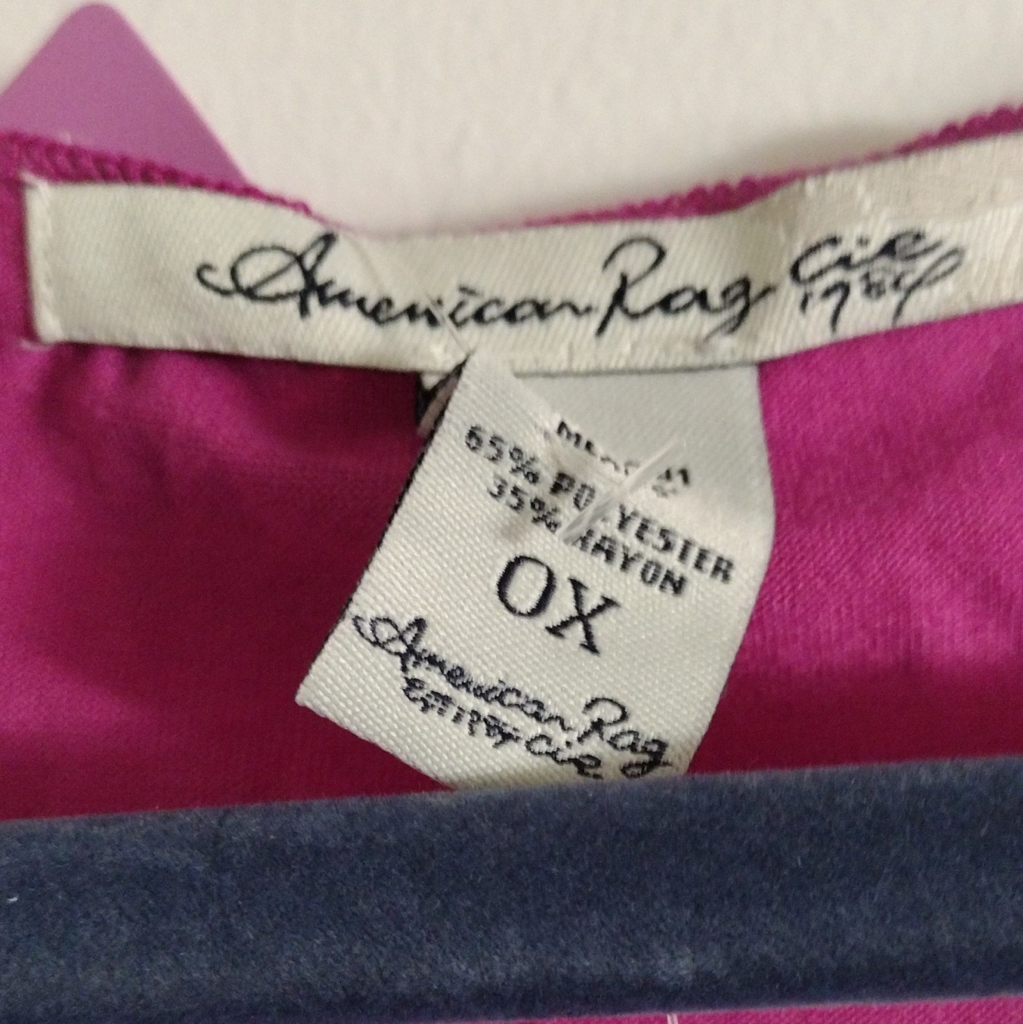 American Rag Pink Solid Scoop Neck Tank Top Sleeveless Pullover Plus 0X