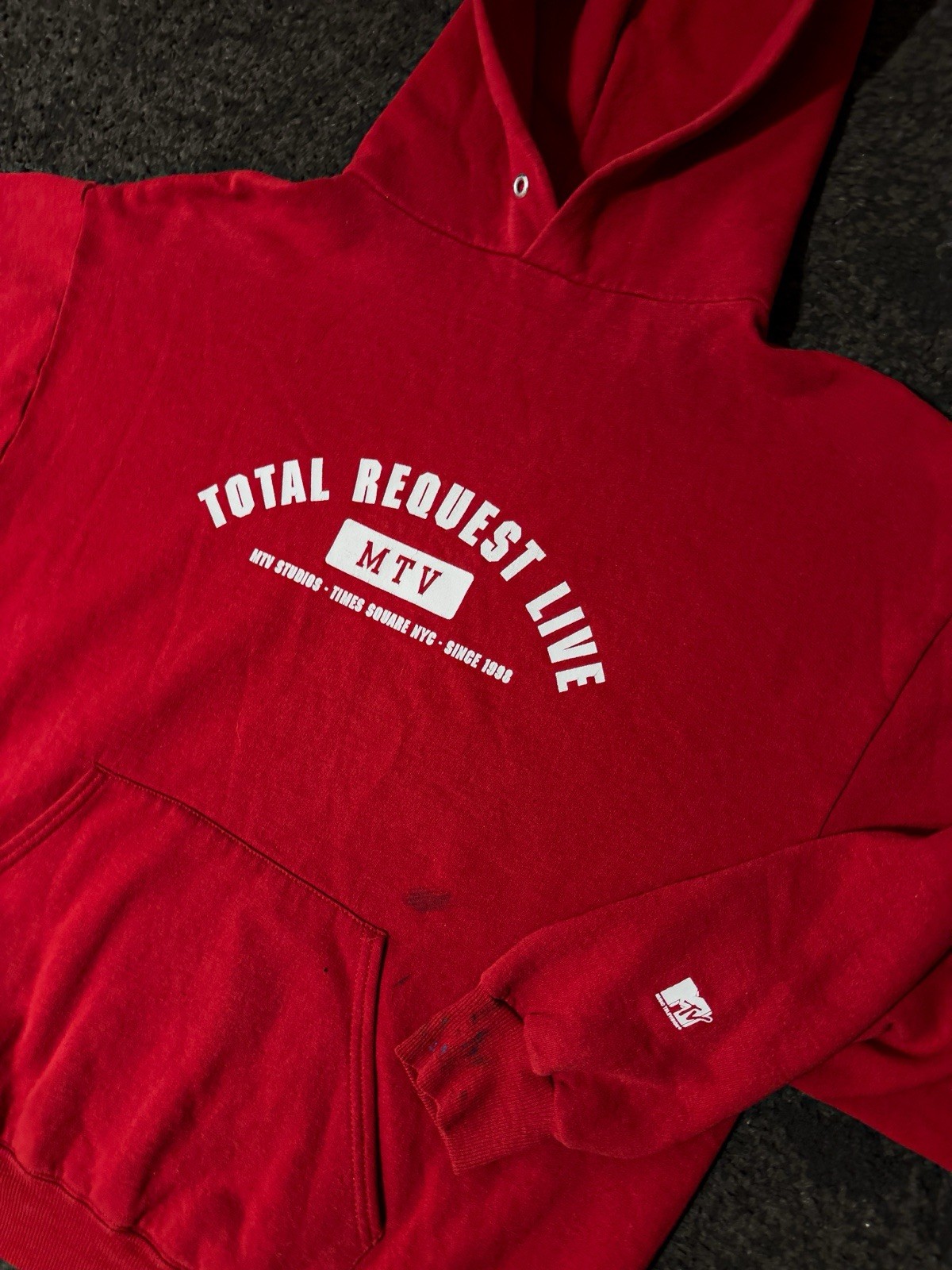 RARE 90’s MTV Total Request Live hoodie Size: L